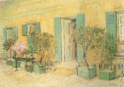 Exterio of a Restaurant at Asnieres (nn04), Vincent Van Gogh